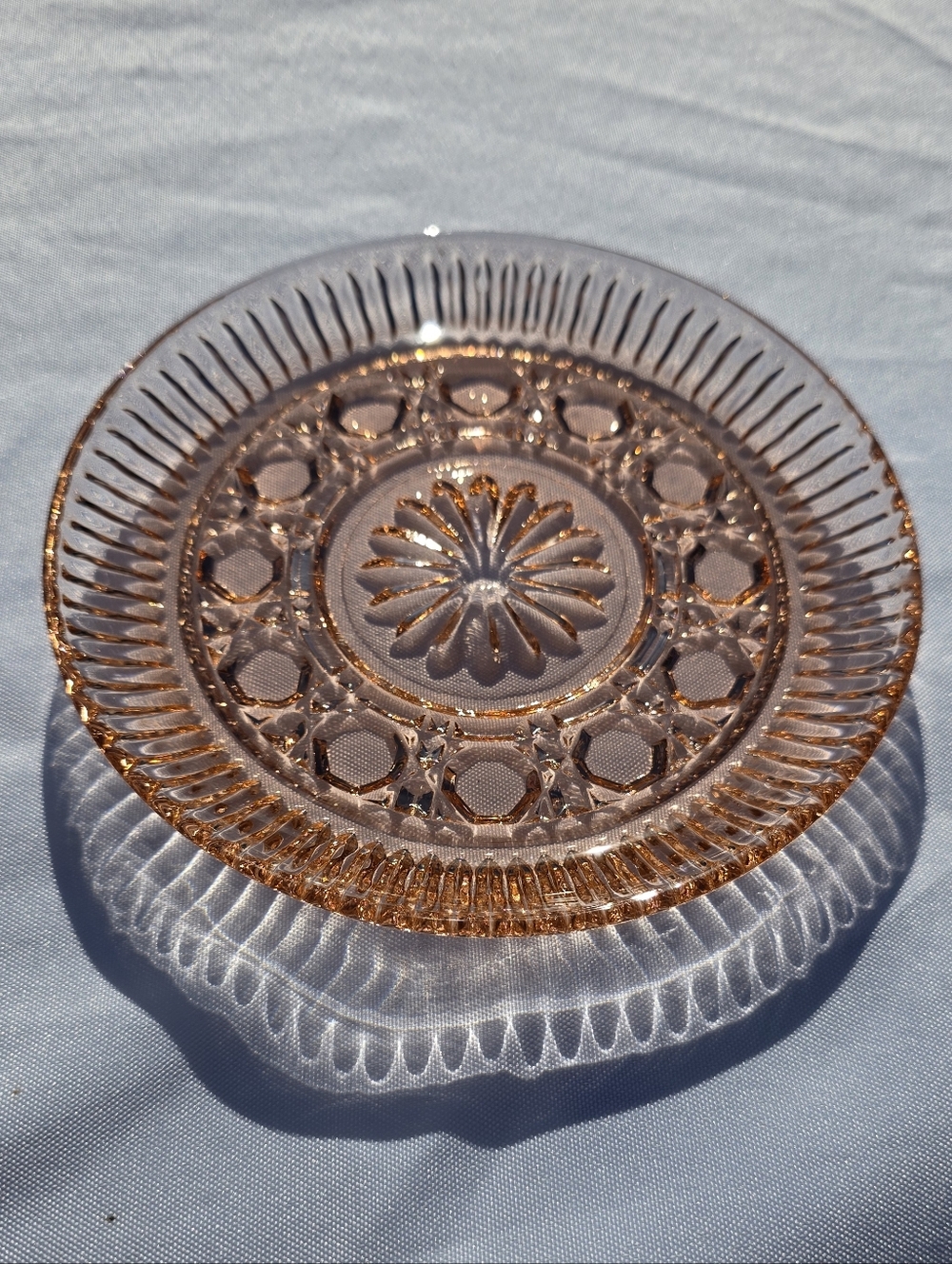 Vintage Indiana Glass Windsor Pink Bread & Butter Plate – Button & Cane